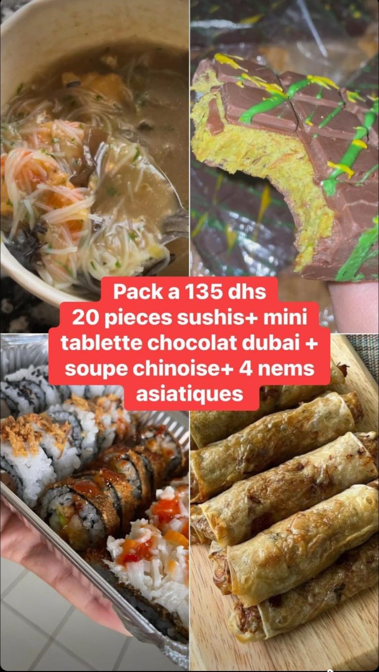 Asmaa pâtissushi menu 5